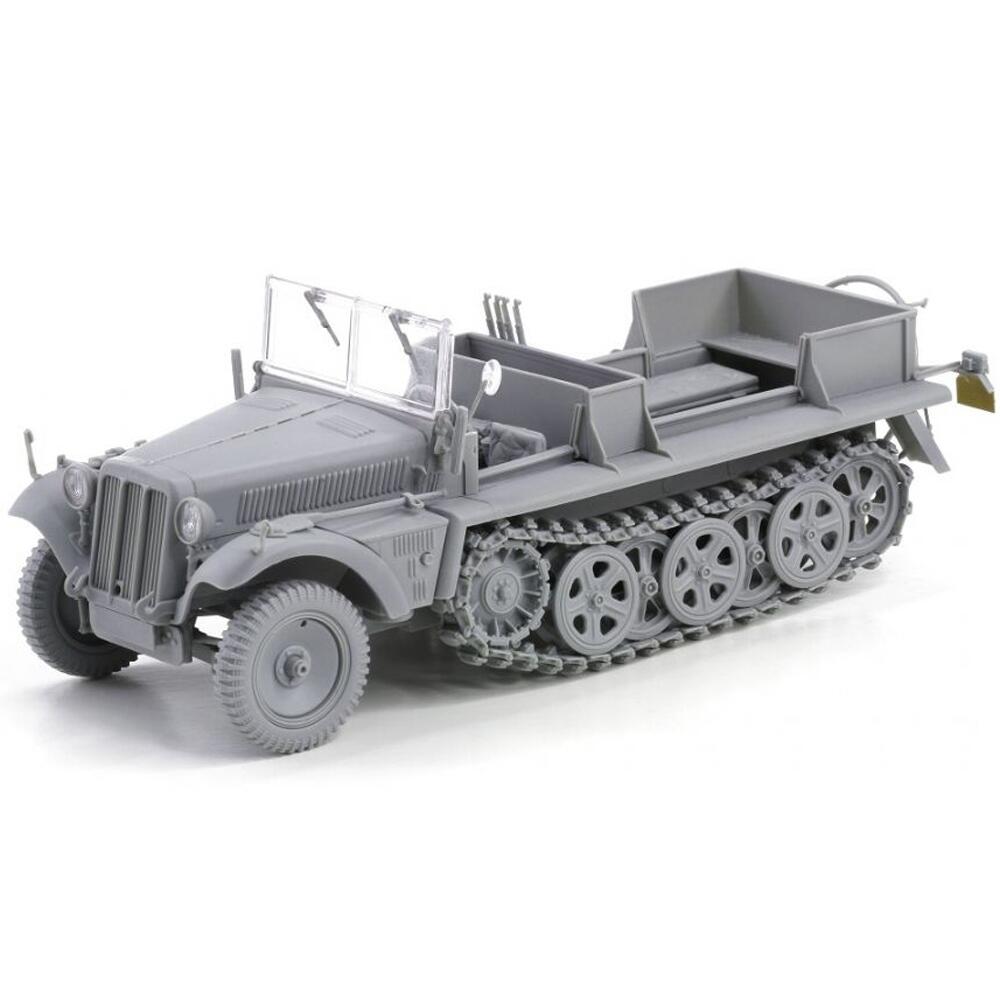 Dragon Sd.Kfz.10 Ausf.B 1942 Production Half Track Military Model Kit ...