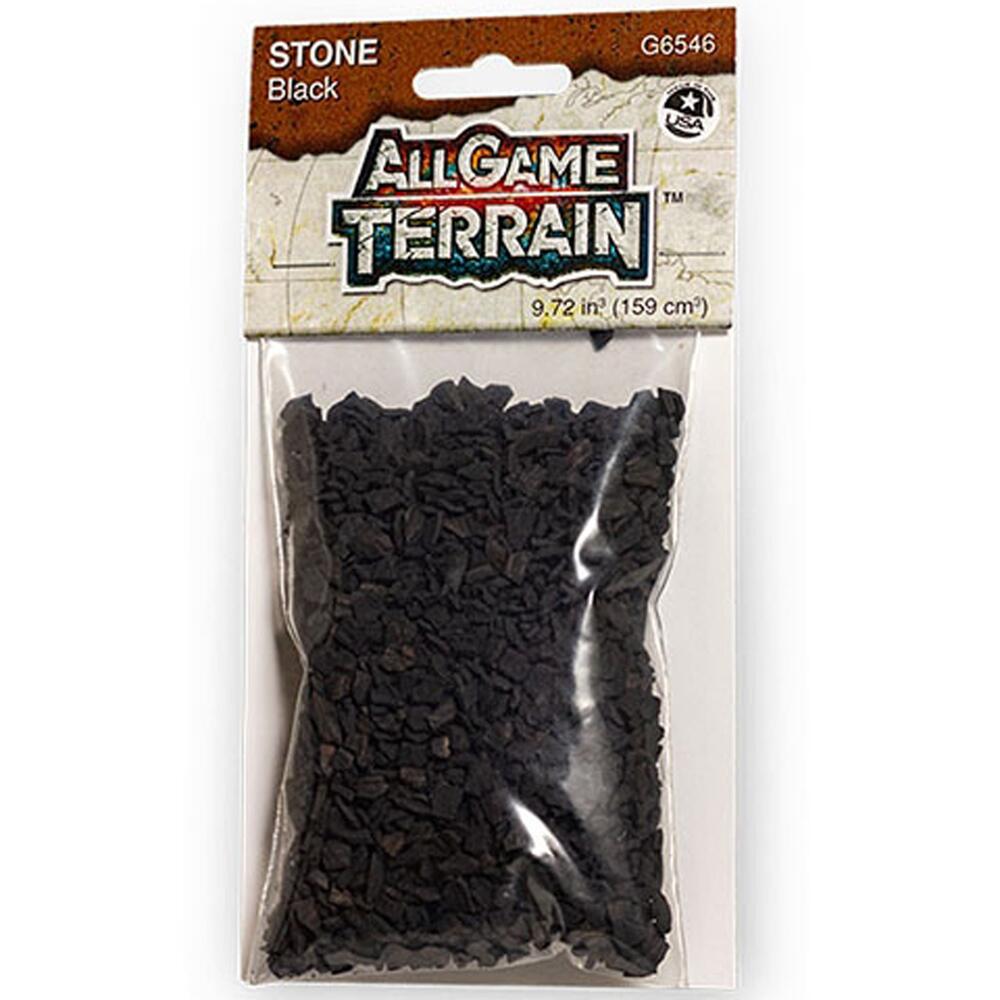 All Game Terrain Stone Wargaming Decorative Scenery Black 159cm³ G6546