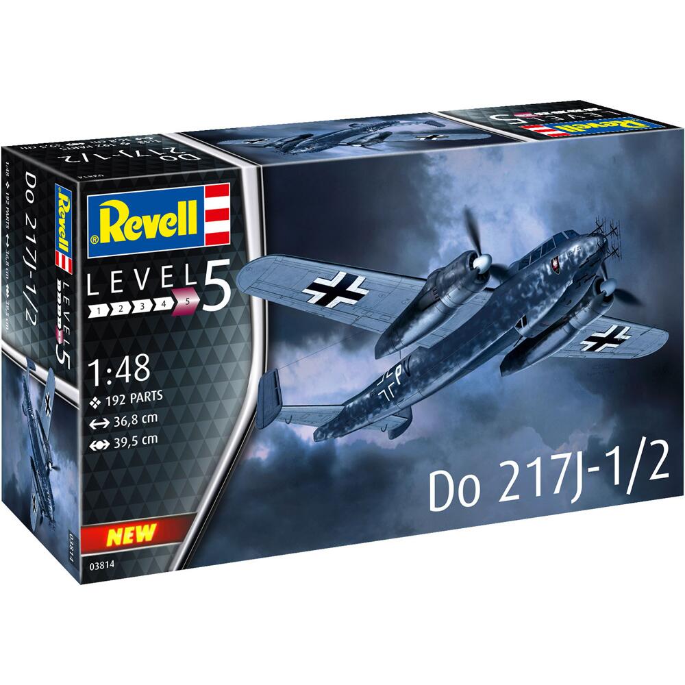 Revell Dornier Do 217J-1/2 Military Aircraft Model Kit Scale 1:48 03814