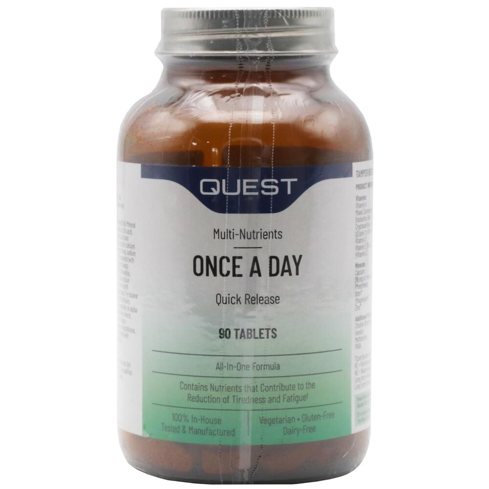 Quest Multi-Nutrients Once a Day Quick Release All In One Formula 90 TABLETS 601351