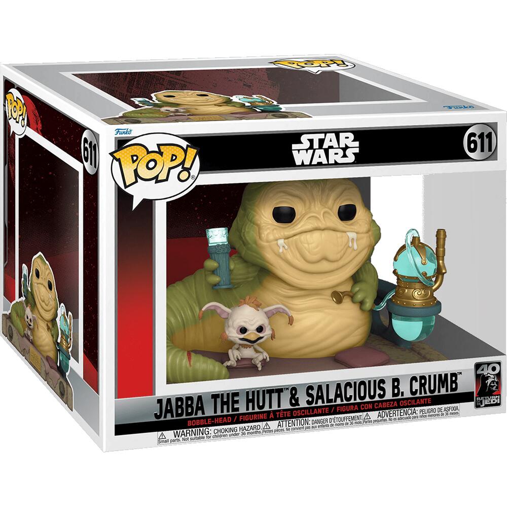 Funko POP! Star Wars Jabba The Hutt Bobblehead Figure Set 611 70742