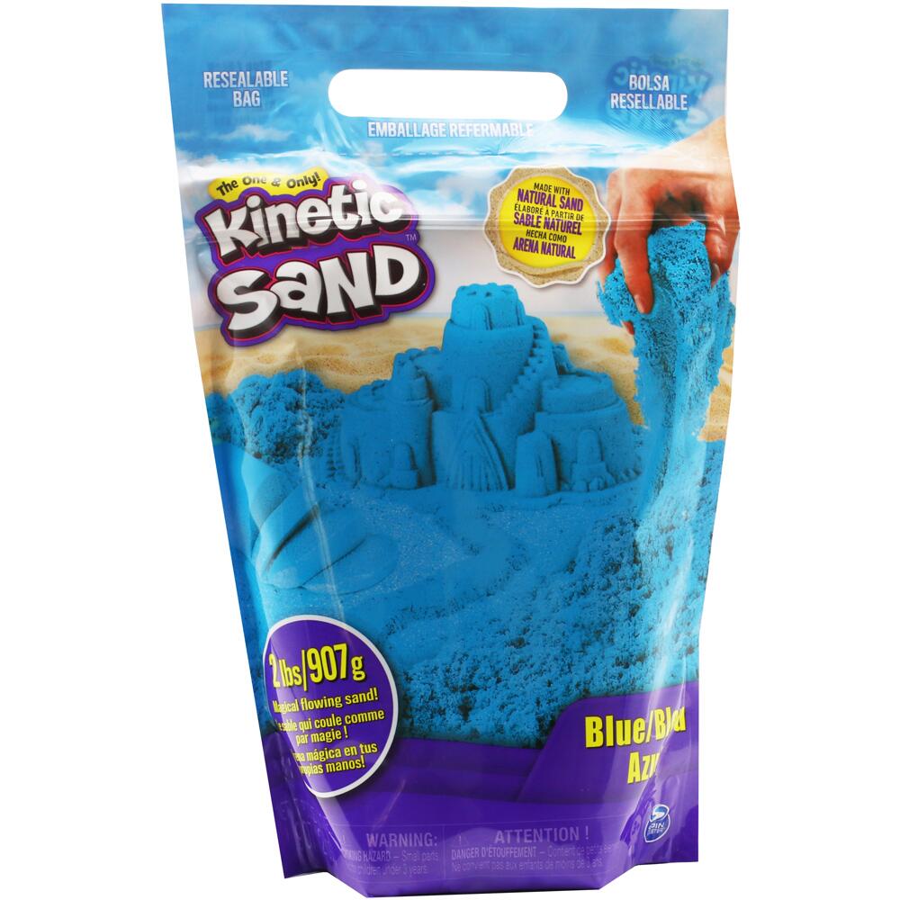 Kinetic Sand 2lbs 907g Resealable Bag BLUE 20107736