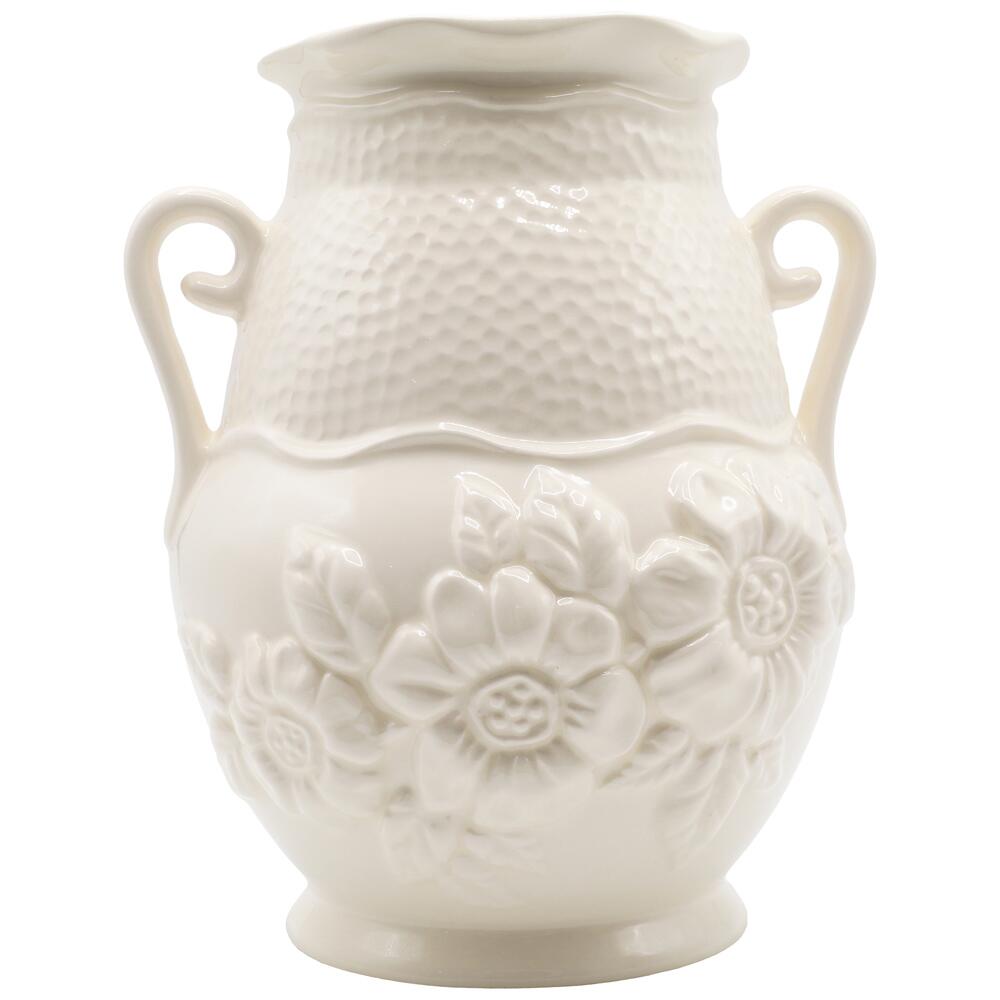 Royal Creamware Sunflower Vase OC64