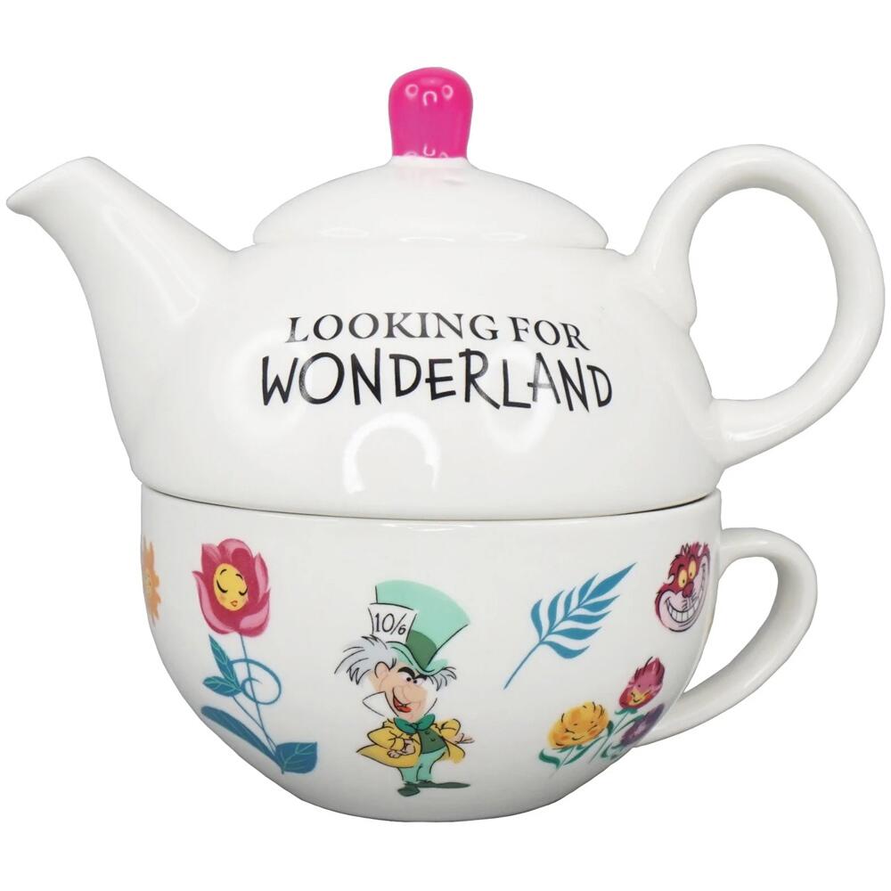 Disney Alice in Wonderland Tea For One Set Ceramic TFOR1DC02