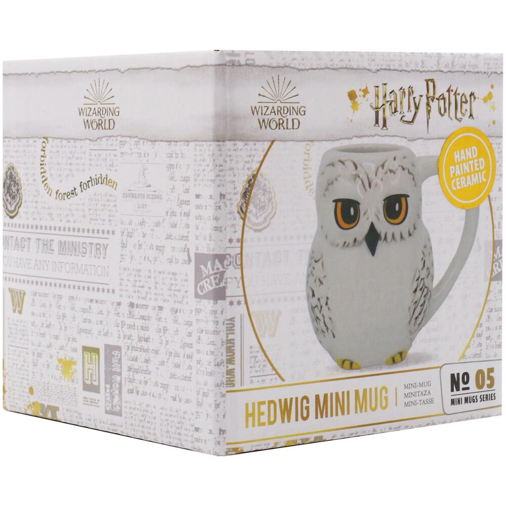 View 4 Harry Potter Hedwig Mini Mug Hand Painted Ceramic No 5 MINMHP05