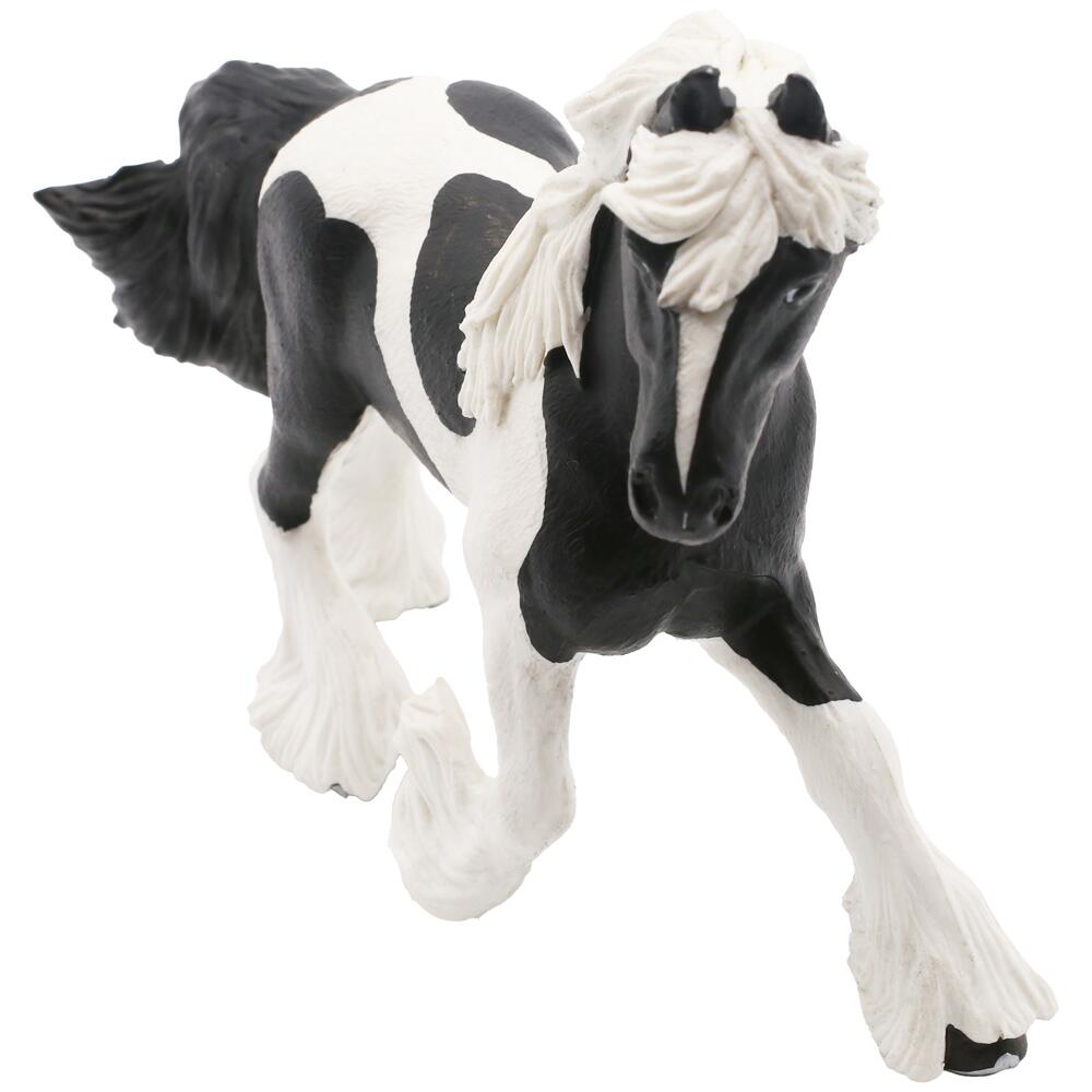 Papo -Figuras Pintadas A Ano -Caballos Y Potros -Caballo Negro Alzado