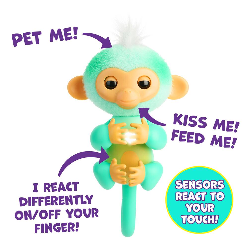 Fingerlings - 2.0 Basic Monkey Teal - Ava (3116) : : Jeux