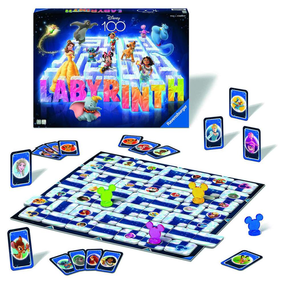 Ravensburger Disney Labyrinth 100th Anniversary The Moving Maze Game 27460