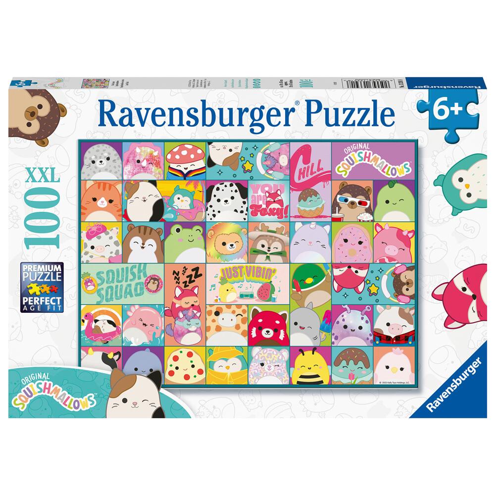View 4 Ravensburger Squishmallows XXL 100 Piece Jigsaw Puzzle 13391