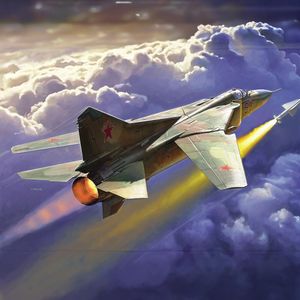 Zvezda MIG-23MF Soviet Interceptor Military Aircraft Model Kit Scale 1:72