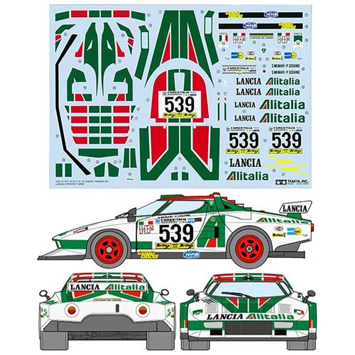 Kit Modellino Auto Tamiya Lancia Stratos Turbo – Scala 1:24 Da Montare