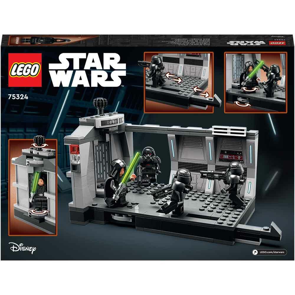 View 4 LEGO 75324 Star Wars The Mandalorian Dark Trooper Attack Building Set