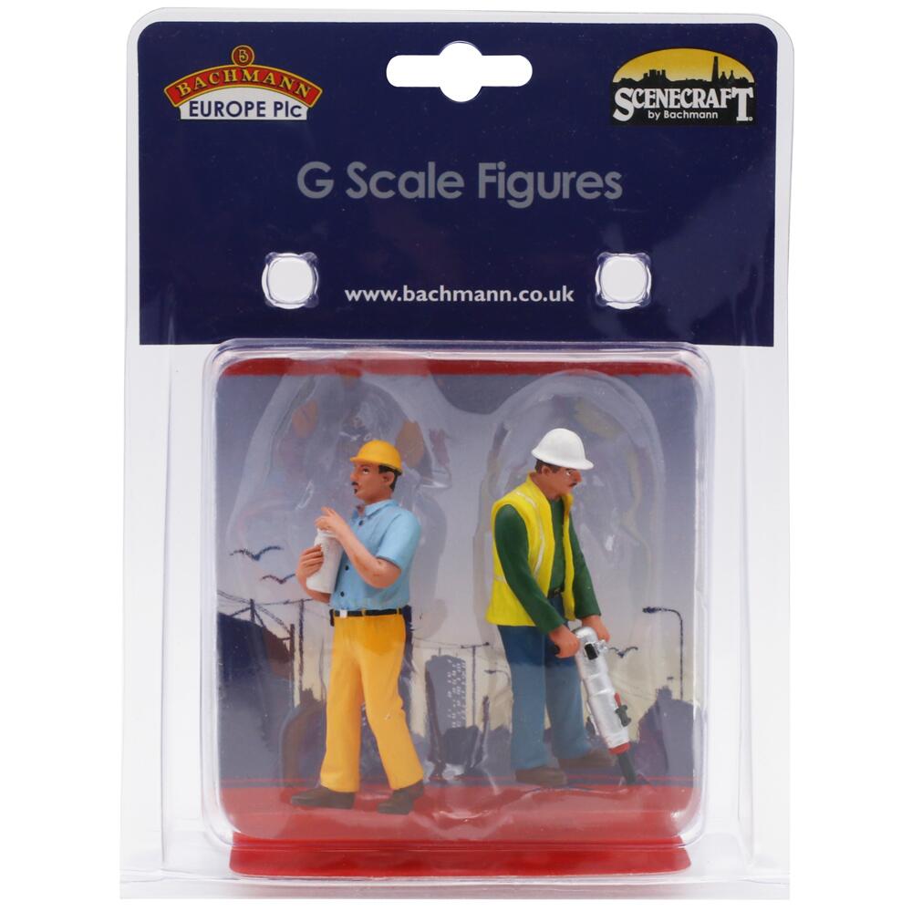Scenecraft Civil Engineers G Scale Figure Set for Model Railway 22-172