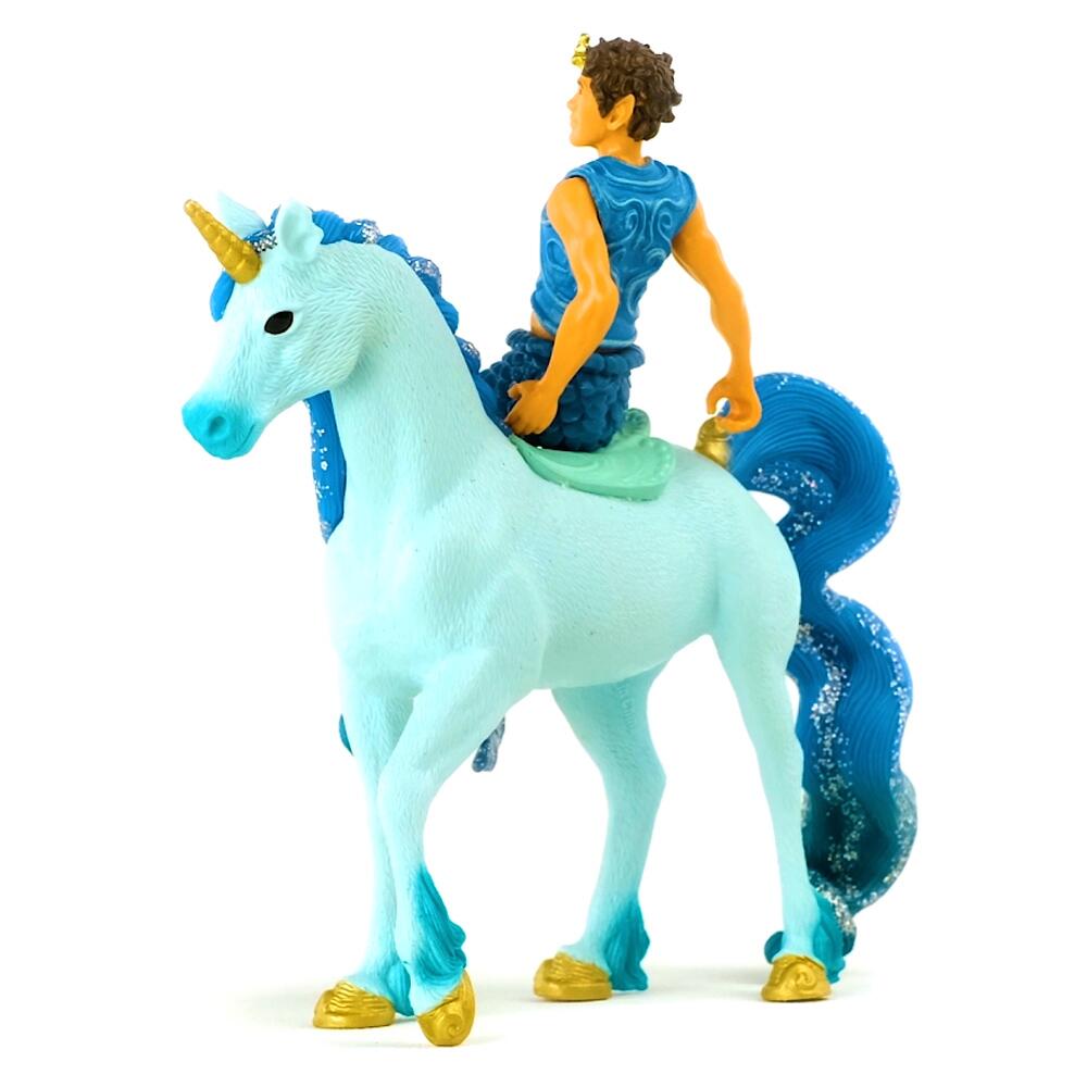 Figura Schleich 70718 – Aryon Sobre Unicornio, Juguete Coleccionable De La Colección Bayala, De La Marca Schleich