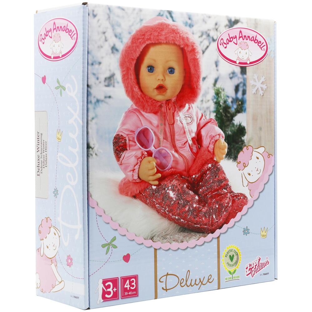 Baby Annabell Deluxe Wintertime All In One Snowsuit Baby Doll Outfit 706077