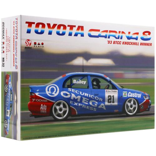 Beemax Toyota Carina E 1993 BTCC Knockhill Winner Model Kit Scale 1:24 BX24031