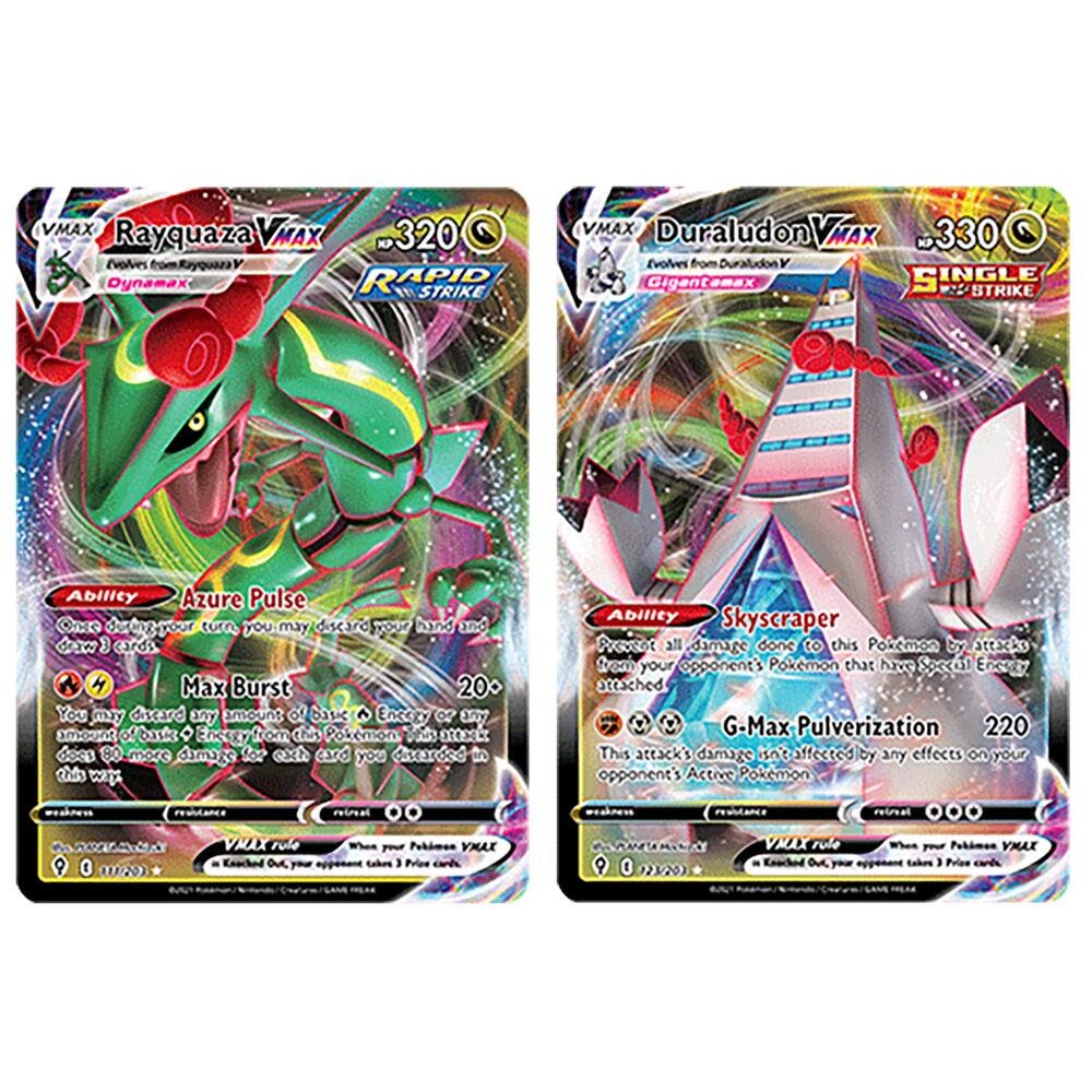 Pokémon TCG Reprints Rayquaza In VMAX Dragons Premium Collection