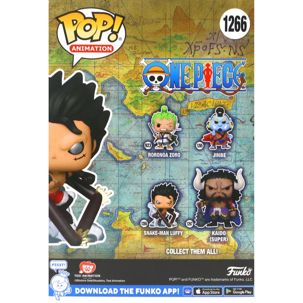 Funko Pop! One Piece: - Set of 3 - Roronoa Zoro, Jinbe and Snake-Man Luffy
