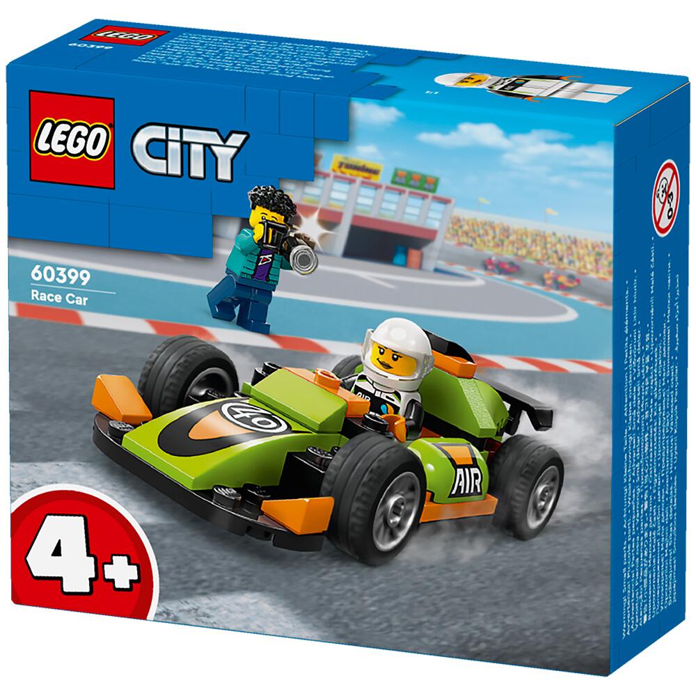 LEGO City Green Race Car Building Set 60399 Ages 4+
