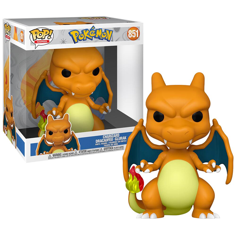 Funko POP! Games Pokémon Jumbo Charizard Large Vinyl Figure 851