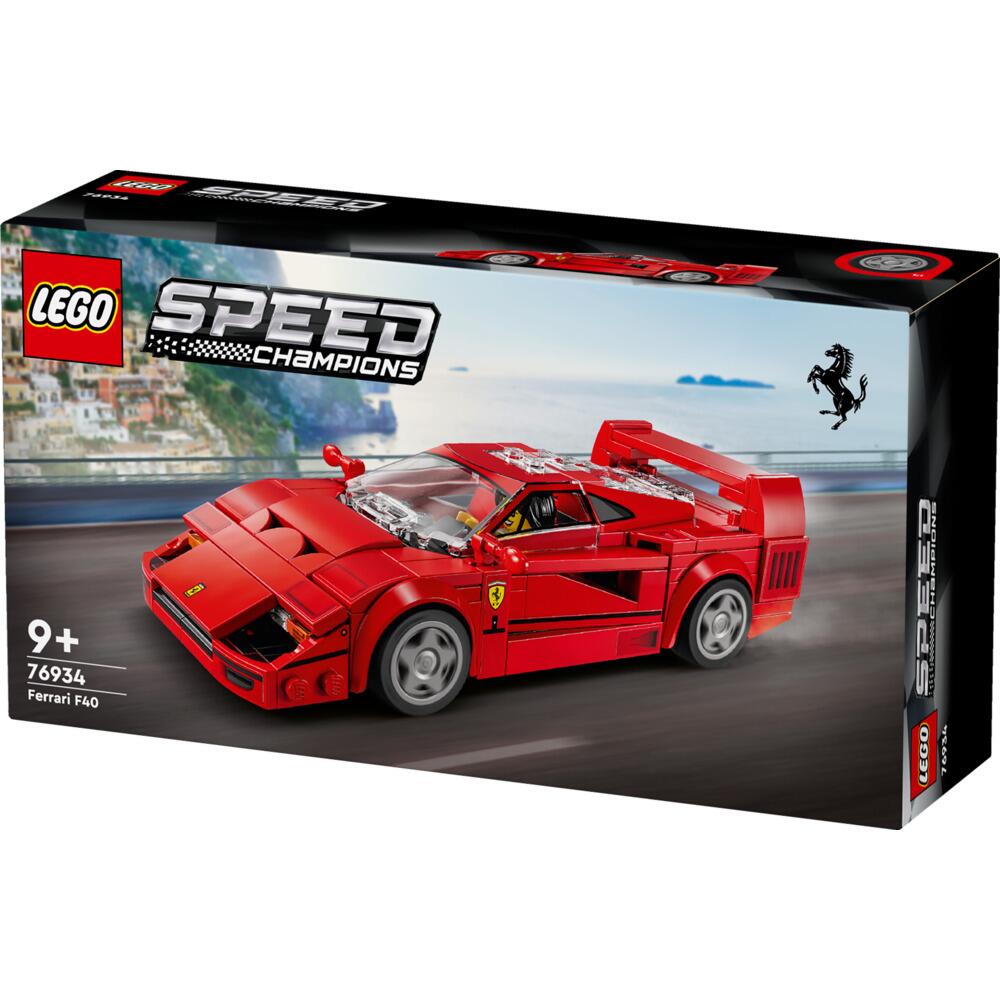 LEGO Speed Champions Ferrari F40 Supercar Set 76934 Ages 9+