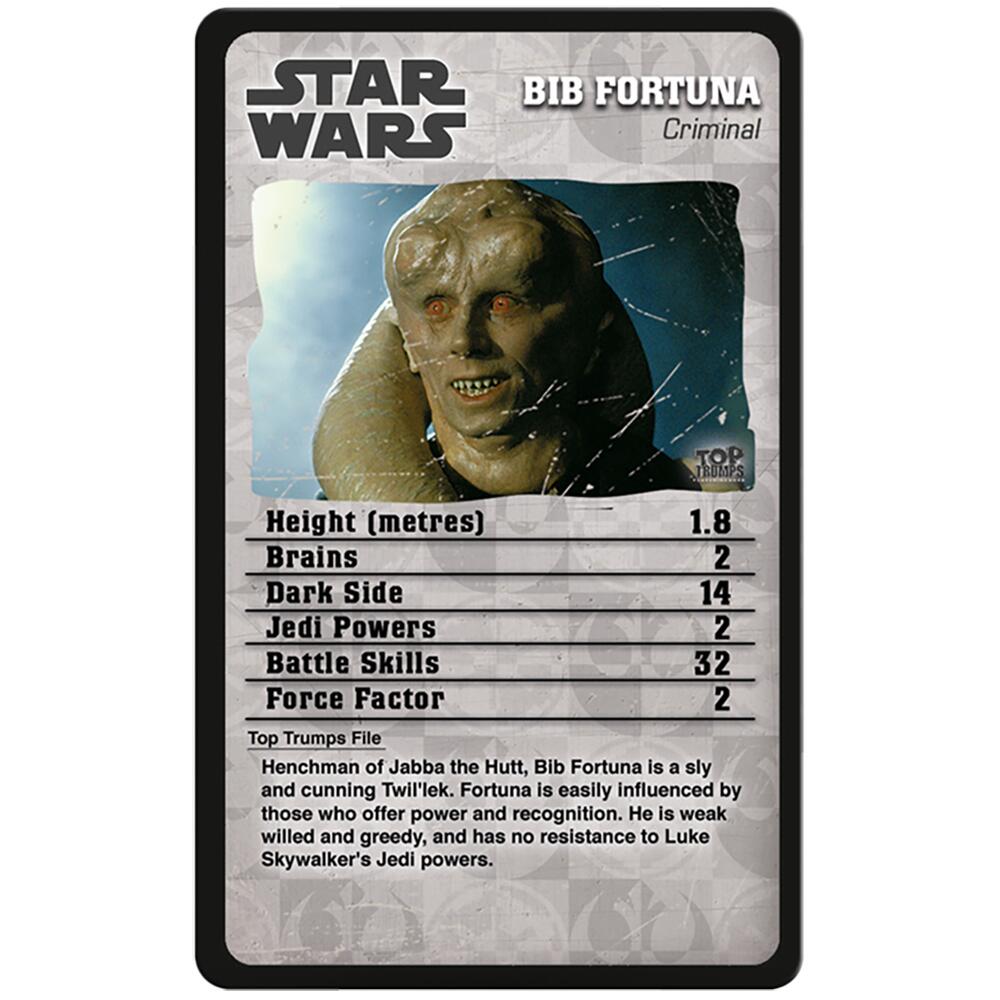 Top Trumps Star Wars I-III Card Game – Buy In Trade