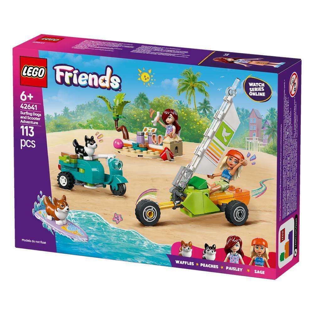 LEGO Friends Surfing Dogs and Scooter Adventure Set 42641 6518555