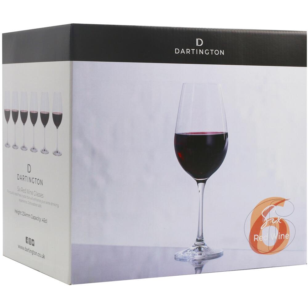 Dartington Crystal RED Wine Set of SIX ST3262/3/6PK