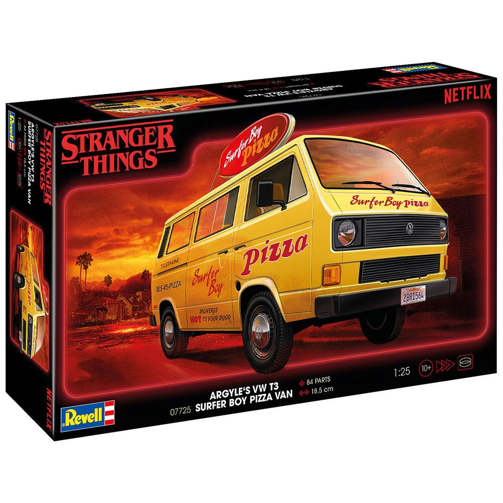 Revell Stranger Things VW T3 Bus Surfer Boy Model Kit Scale 1:25 07725