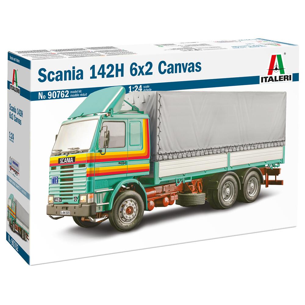 Italeri Scania 142H 6x2 Canvas Truck Model Kit Scale 1:24 90762