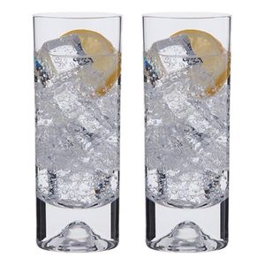 View 2 Dartington Crystal Dimple Highball Glasses Pair TU10/6/P