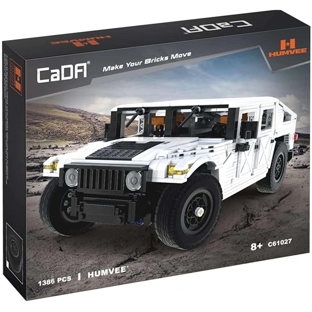 CaDA Cars Humvee Off-Road Truck Construction Toy Scale 1:12 C61027W
