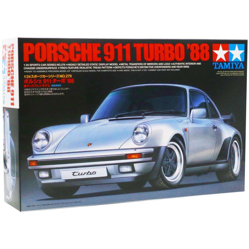 Tamiya Porsche 911 Turbo '88 Model Kit Scale 1:24 24279