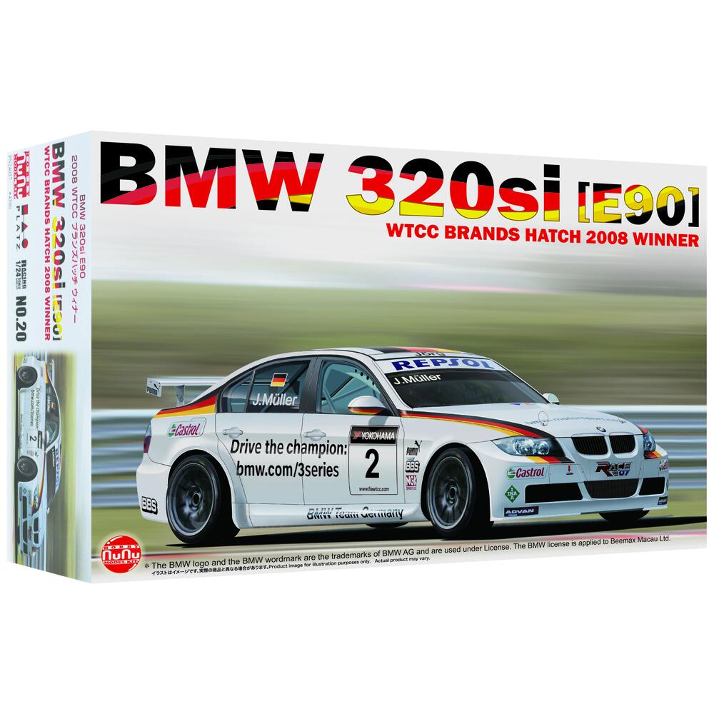 Nunu BMW 320si E90 WTCC Brands Hatch 2008 Winner Model Kit Scale 1:24 NU24037