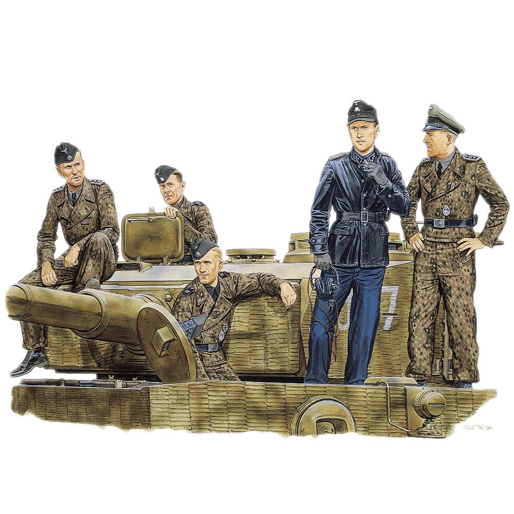 Dragon Tiger Aces Normandy 1944 German Soldier Figures Model