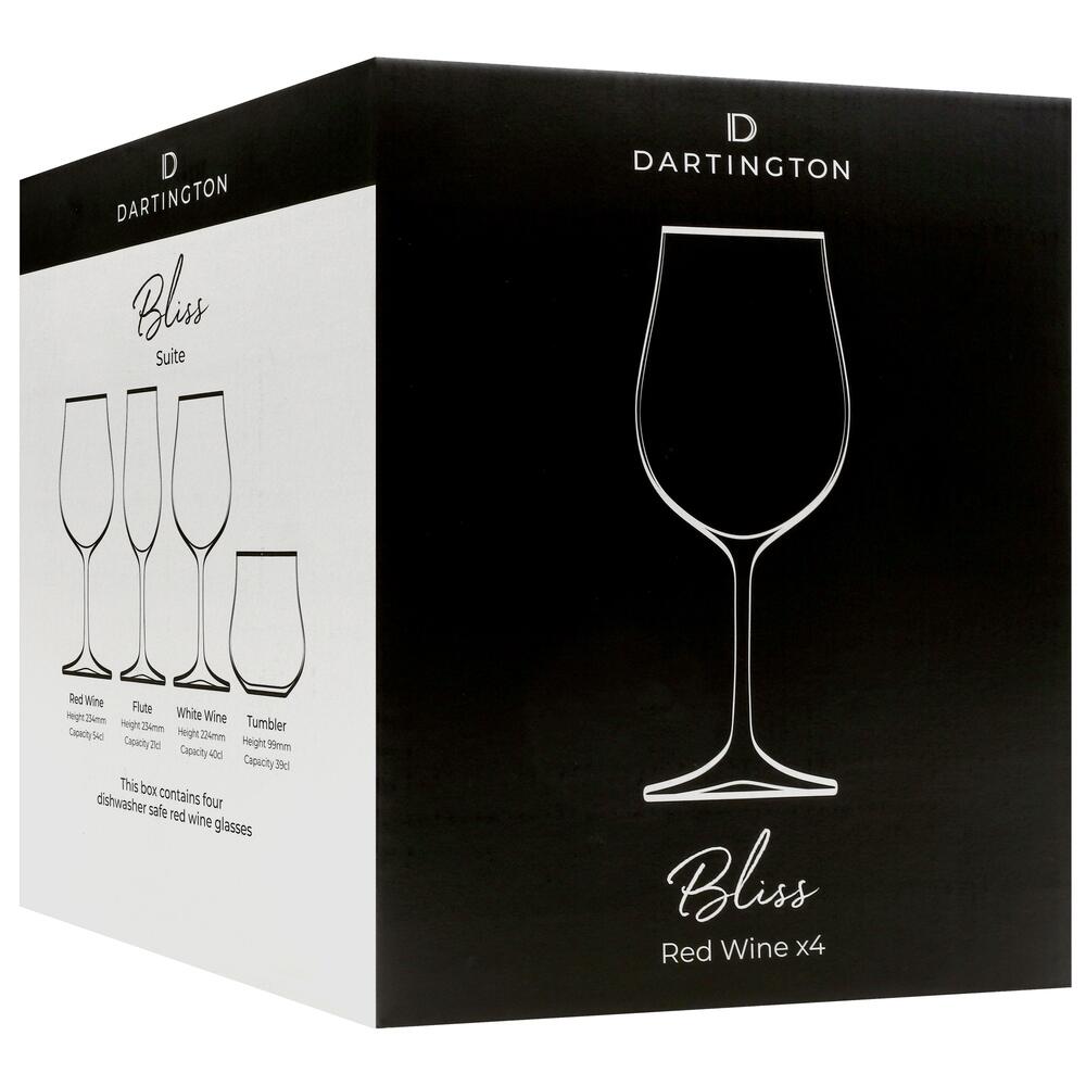 Dartington Bliss Red Wine Glasses Set of 4 ST3582/3/4PK