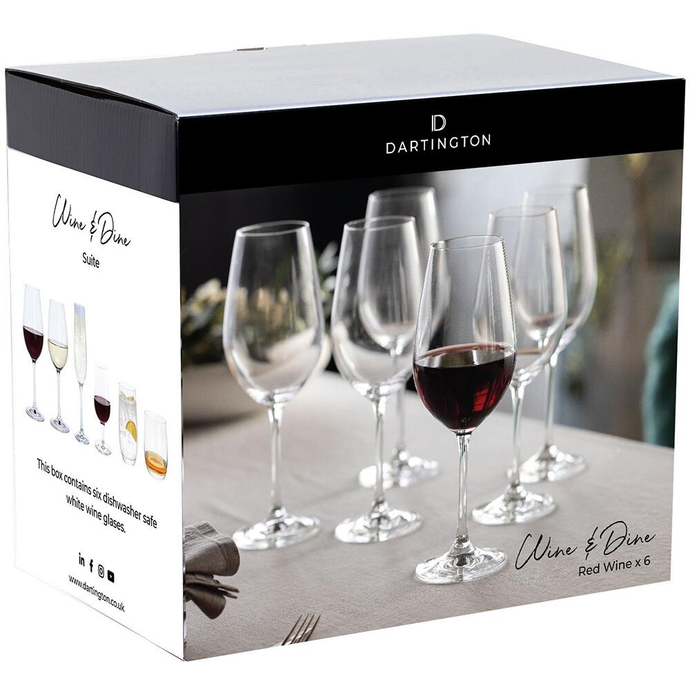 Dartington Wine & Dine Red Wine Glasses Set of 6 ST3592/3/6PK