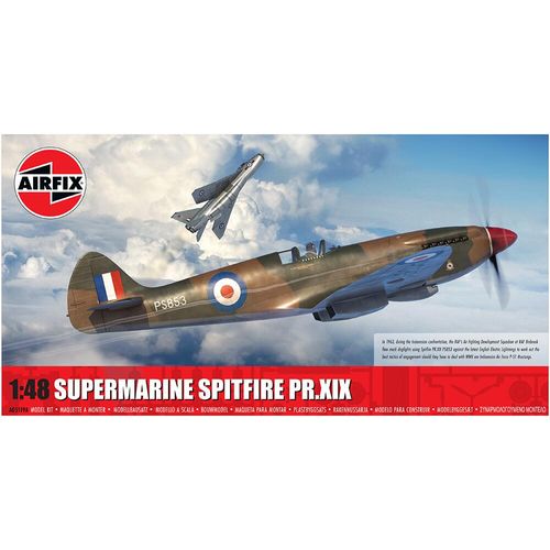 Airfix Supermarine Spitfire PR.XIX Military Aircraft Model Kit Scale 1:48 A05119A