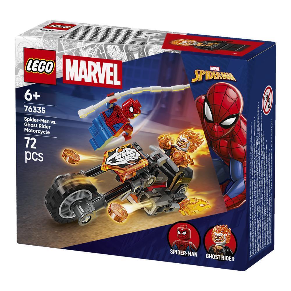 LEGO Marvel Spider-Man vs. Ghost Rider Motorcycle Set 76335