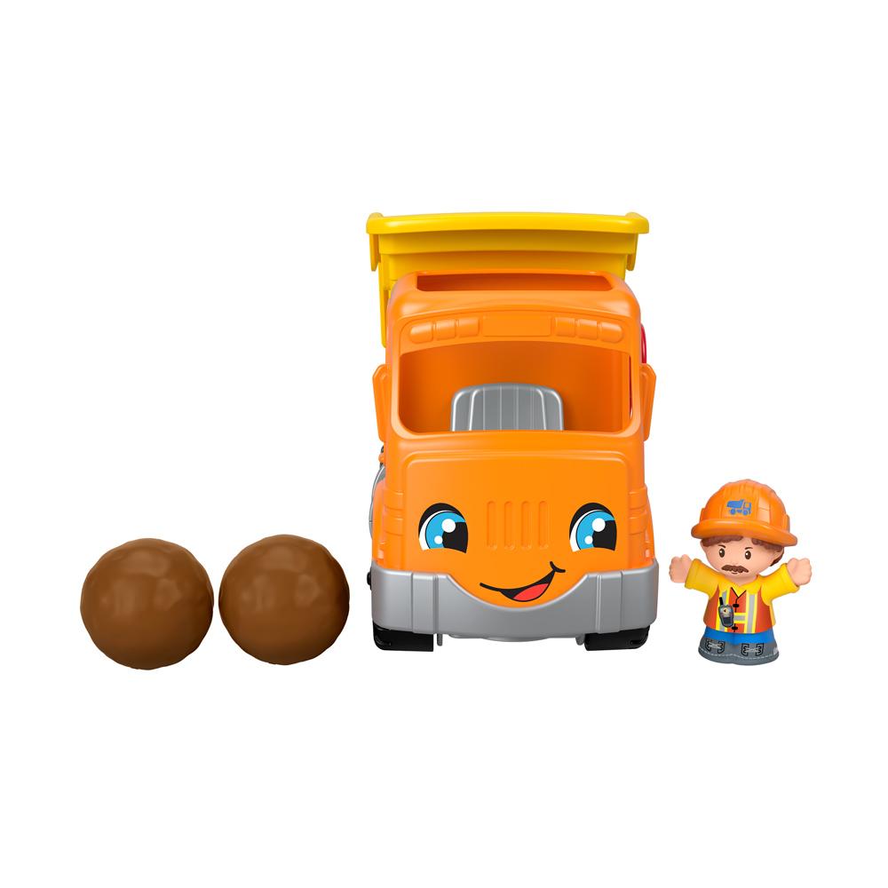 Fisher Price Little People Work Together Dump Truck with Driver Figure - Main Image