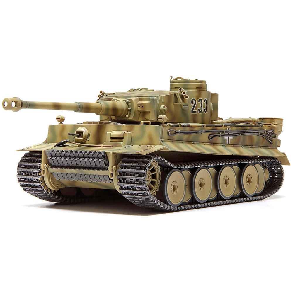View 2 Tamiya Tiger I Early Production Eastern Front Tank Model Kit Scale 1:48 32603