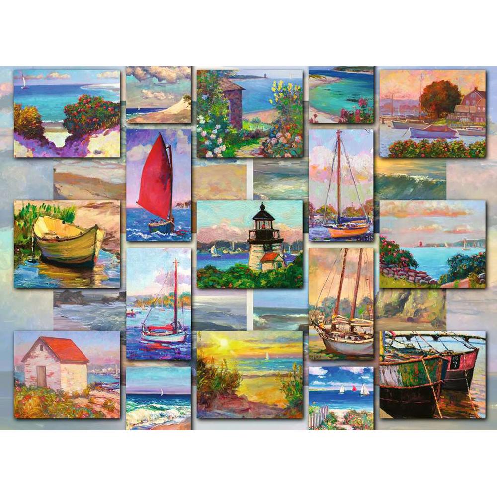Coastal Collage 1500pc Puzzle Coastal Collage 1500pc Puzzle
