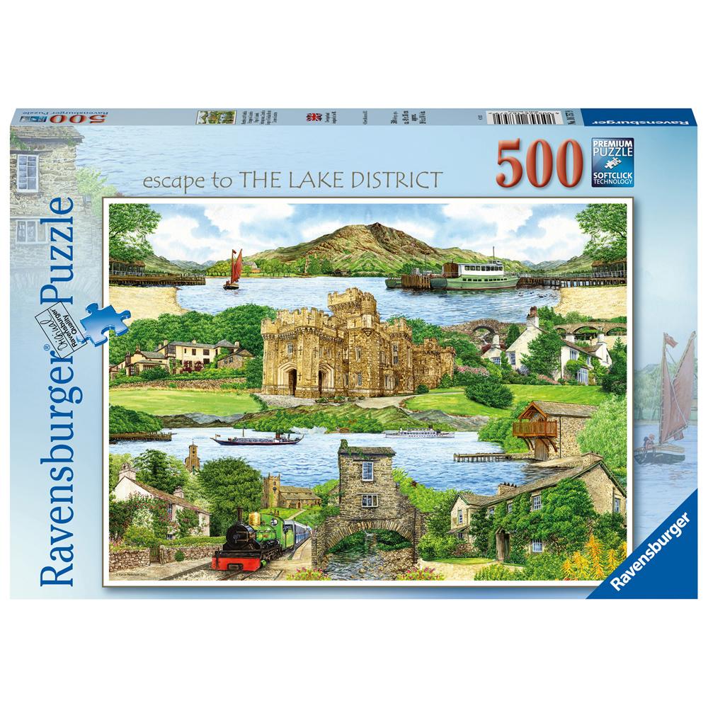 Ravensburger Escape to The Lake District 500 Piece Jigsaw Puzzle 16757