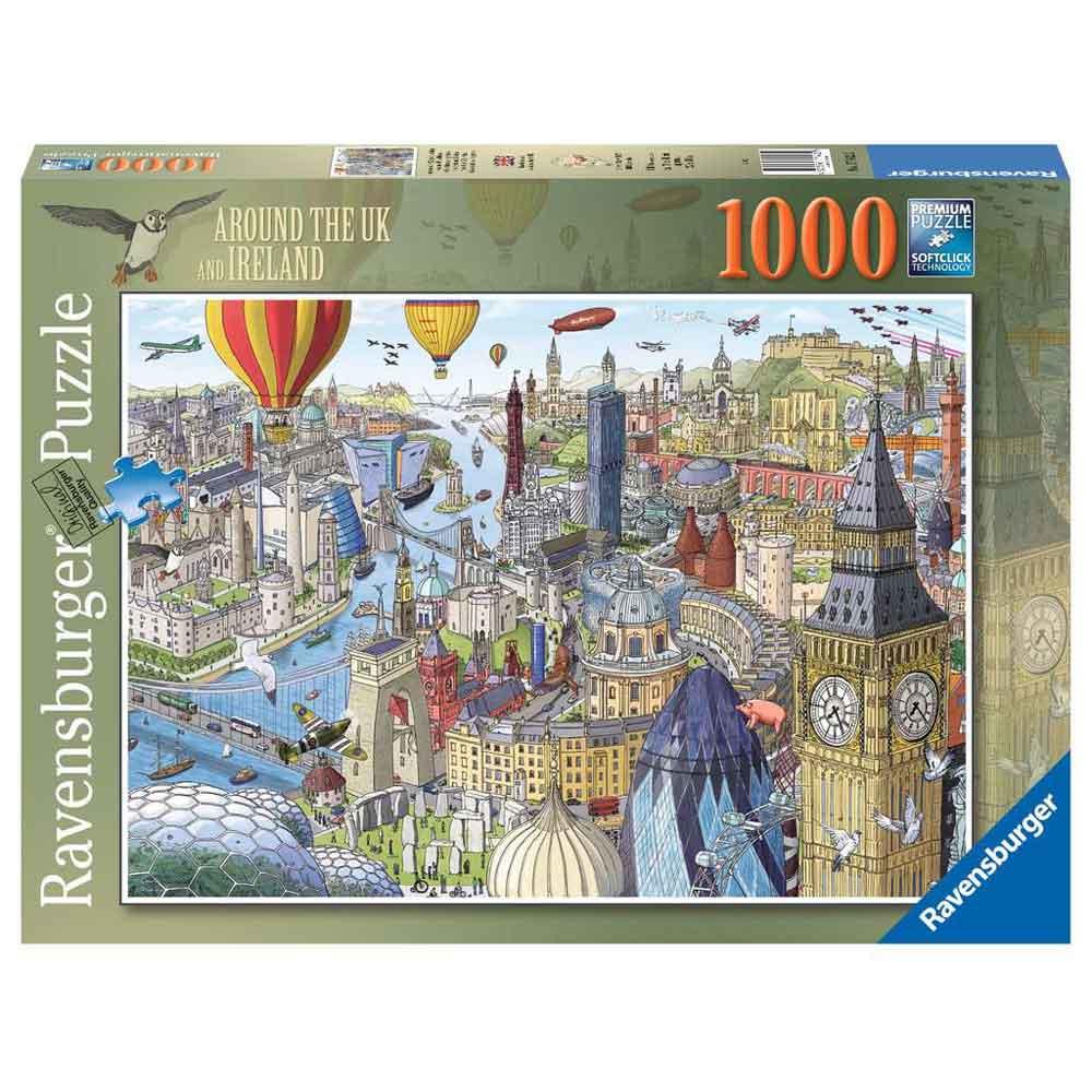 Ravensburger Around the UK & Ireland 1000 Piece Jigsaw Puzzle 17142