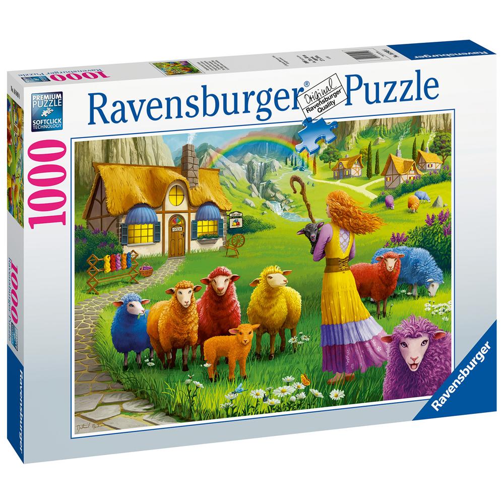 Ravensburger The Happy Sheep Yarn Shop Jigsaw Puzzle 1000 Piece 70 x 50cm 16949