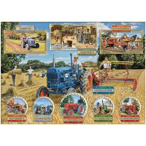 View 2 Ravensburger The Workhorse Tractors Jigsaw Puzzle 1000 Piece Farm Life Ages 12+ 17301