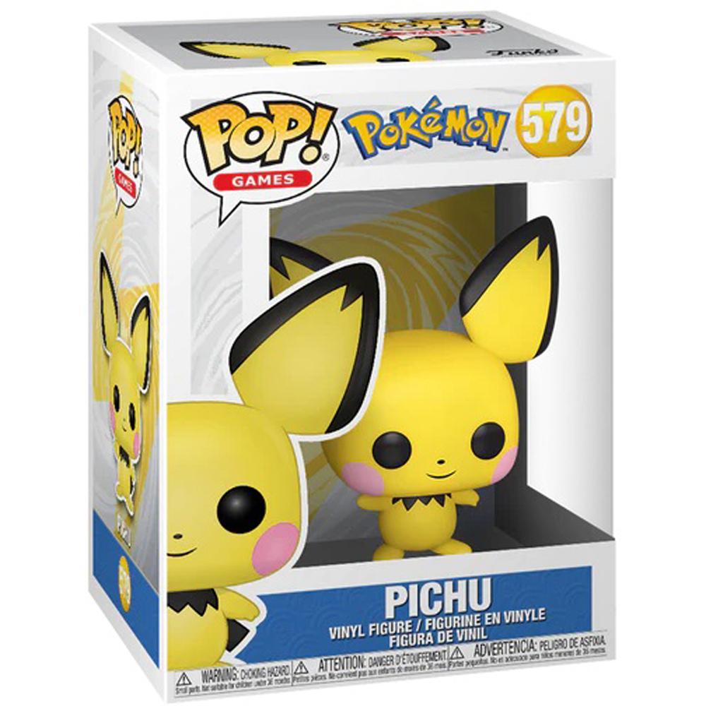 View 3 Funko POP! Games Pokémon Pichu Vinyl Figure 9cm No 579 63255