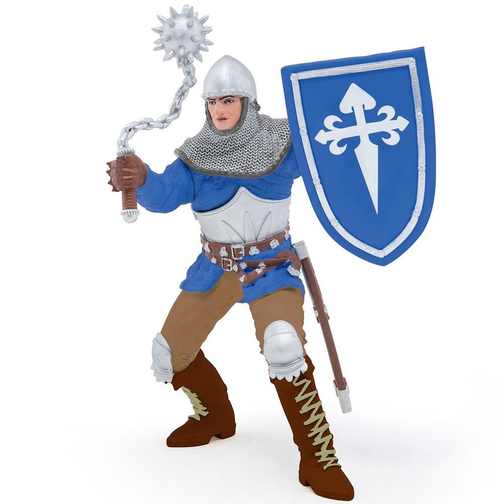 PAPO Historical Knight with Flail Figure PVC Figure in Blue for Ages 3+ 39819