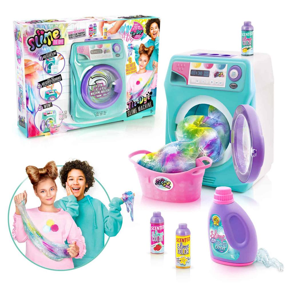 So Slime Tie Dye Washing Machine Toy with 6 Included Compounds for Ages 6+ SSC 134UK