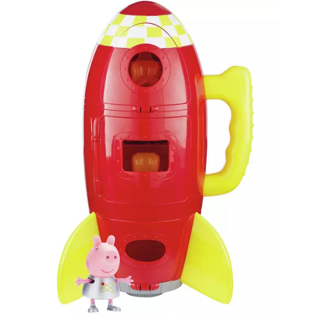 View 3 Peppa Pig Spaceship Playset with Figure and Sound Effects for Ages 3+ 04673